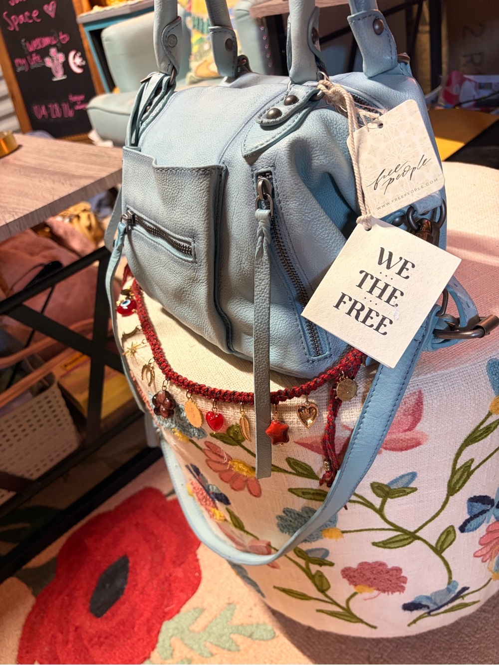 Free people baby Emerson purse + charm - Picture 4 of 6